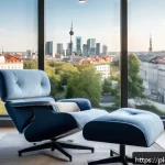 Home 20 낮잠과 감정 조절의 관계 - A modern office nap zone designed for Polish professionals, featuring a cozy, softly lit room with e...